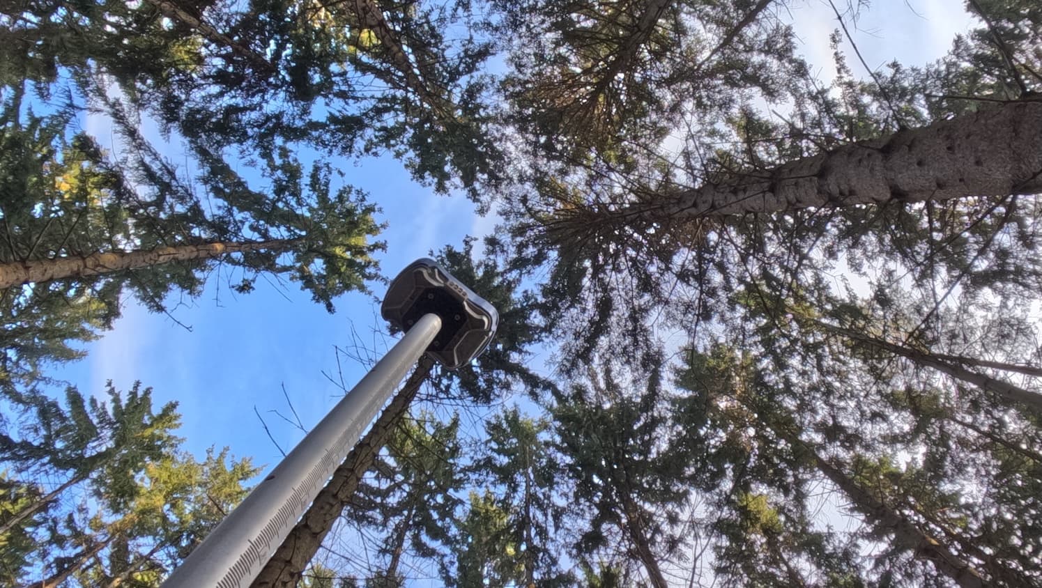 Skadi Gold™ RTK GNSS Receiver 15 Skadi Gold testing Galileo High Accuracy Service in Austrian Forest Outside Vienna