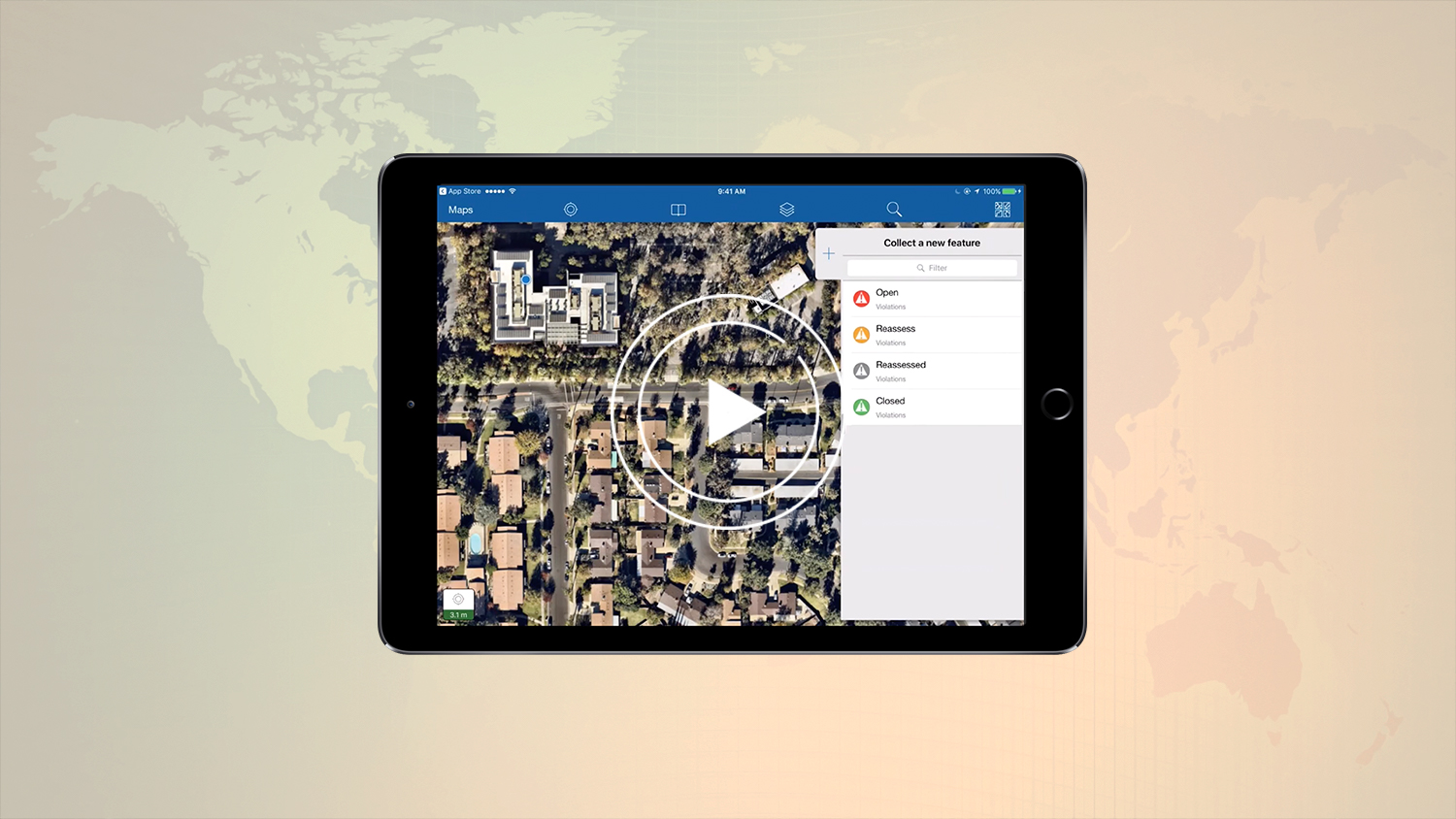 ArcGIS Collector Webinar- Getting started with high-accuracy data collection GPS GNSS GIS Esri video ipad