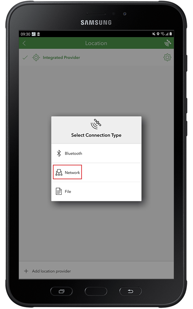 Android screenshot of TCPIP ArcGIS Apps