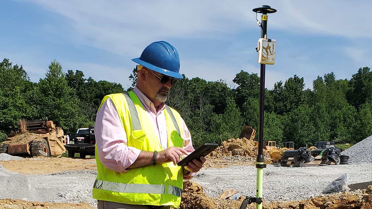 In the Field Arrow Gold GNSS Receiver Oldham County Water District 2