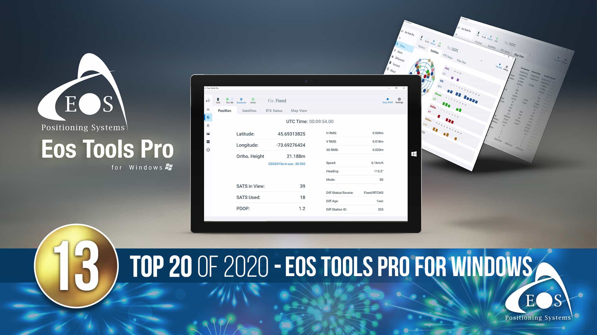 Eos Positioning Systems blog top articles of 2020: 13 - ETP for Windows