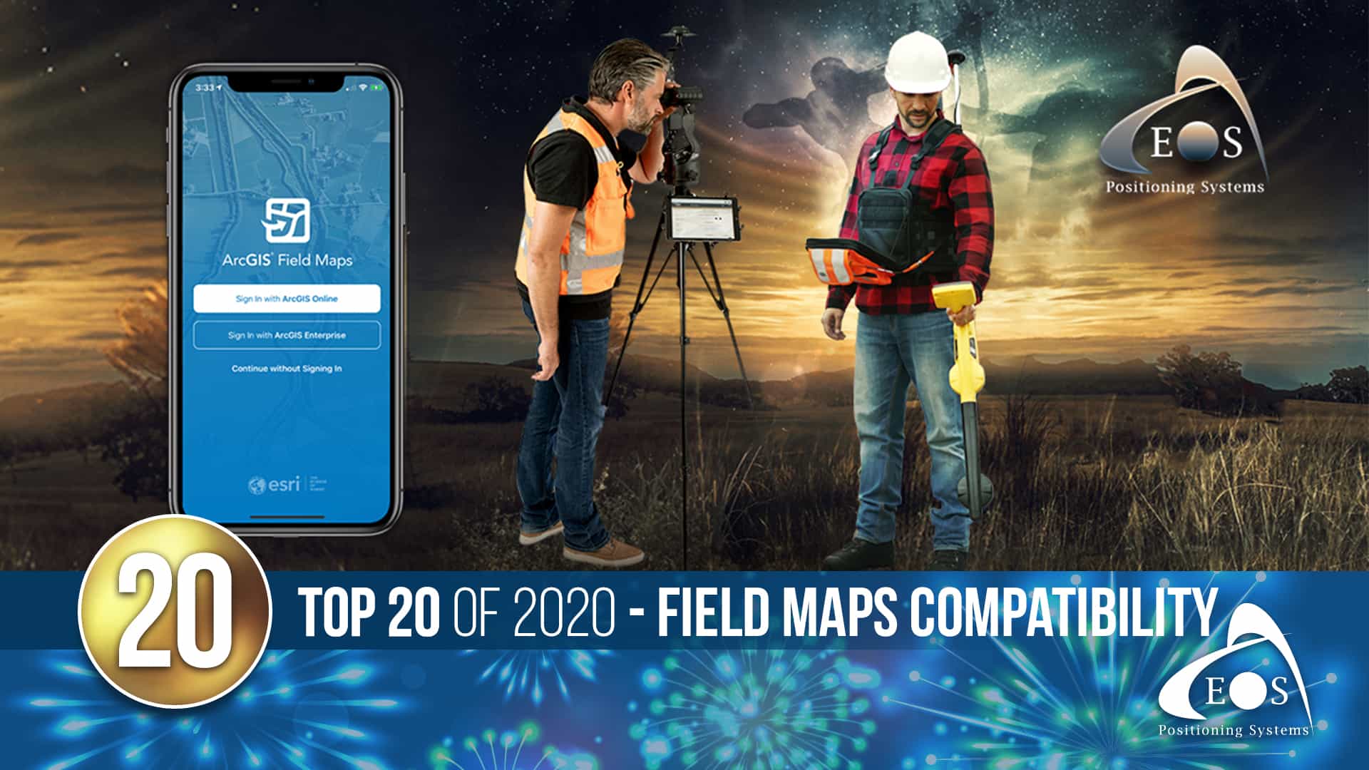 Eos Positioning Systems blog top articles of 2020: 20 - Field Maps Compatibility