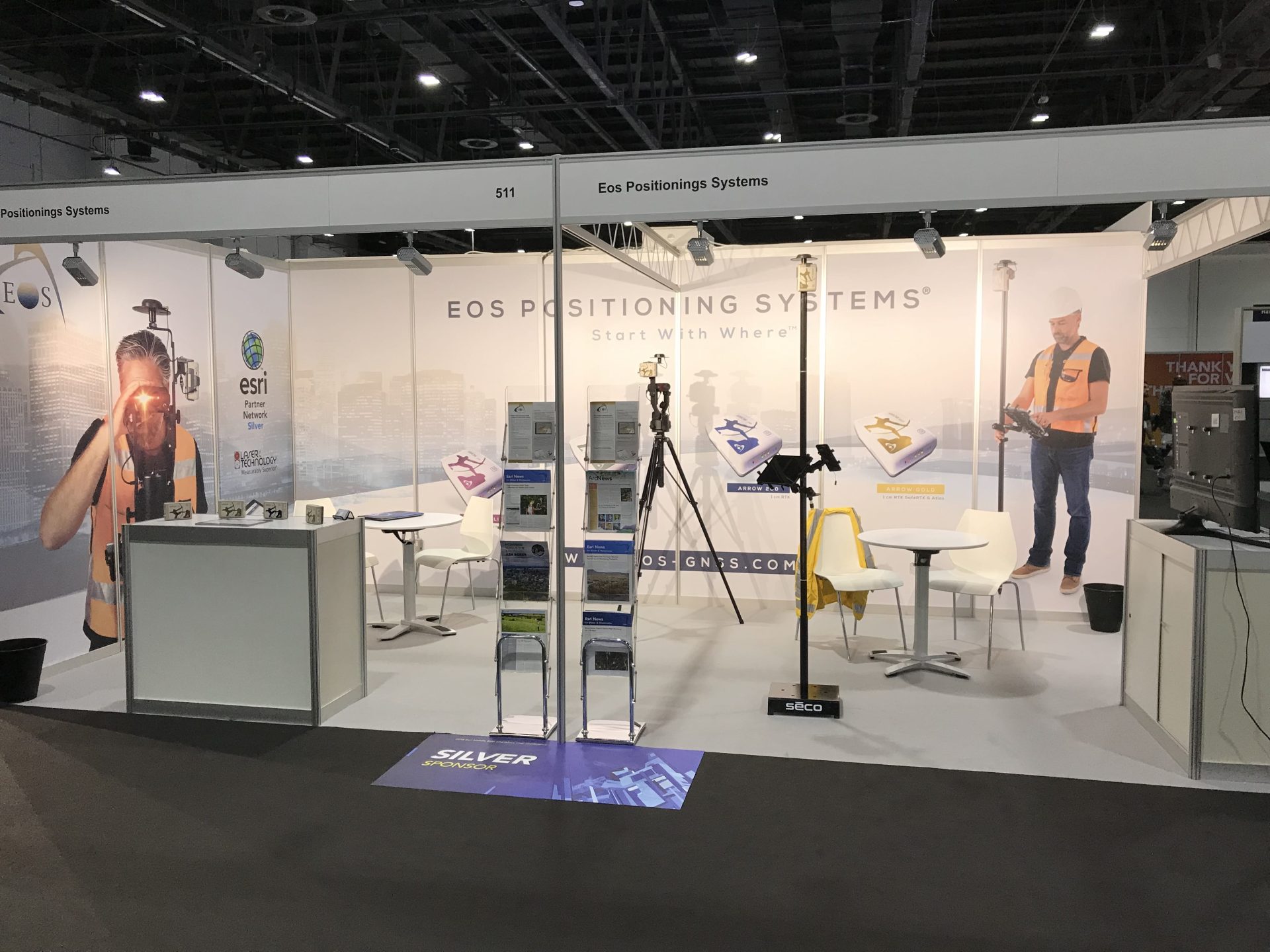 Esri Dubai conference Middle East and Africa MEA event Arrow GNSS receivers Eos Positioning Systems Middle East conference