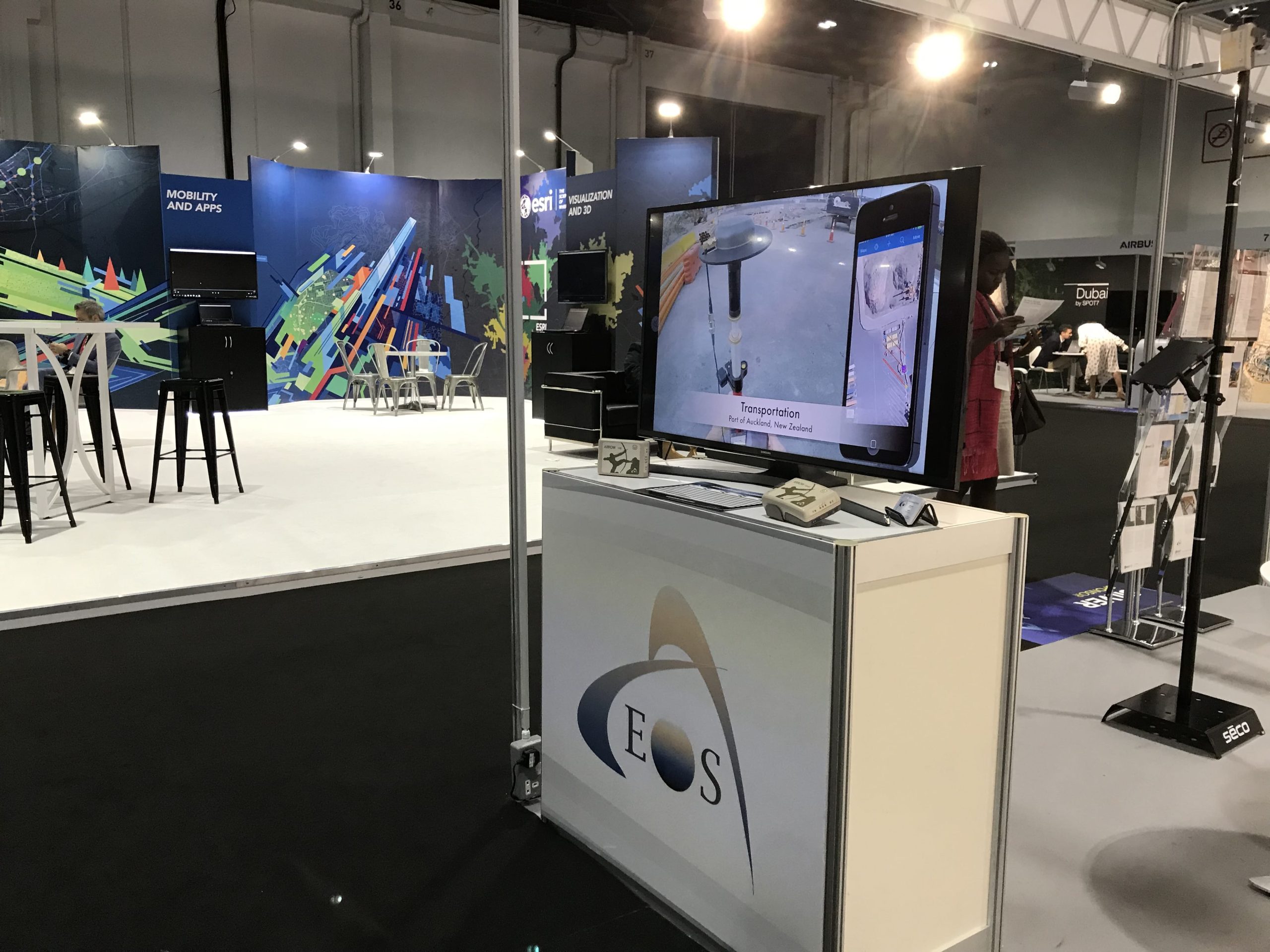 Esri Dubai conference Middle East and Africa MEA event Arrow GNSS receivers Eos Positioning Systems Middle East conference