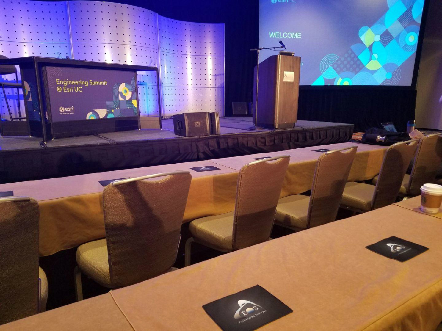 Engineering SUmmit at Esri UC User Conference engineering Eos Positioning Systems sponsor