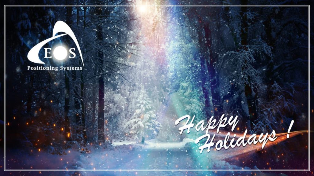 Happy Holidays 2020 from Eos Positioning Systems