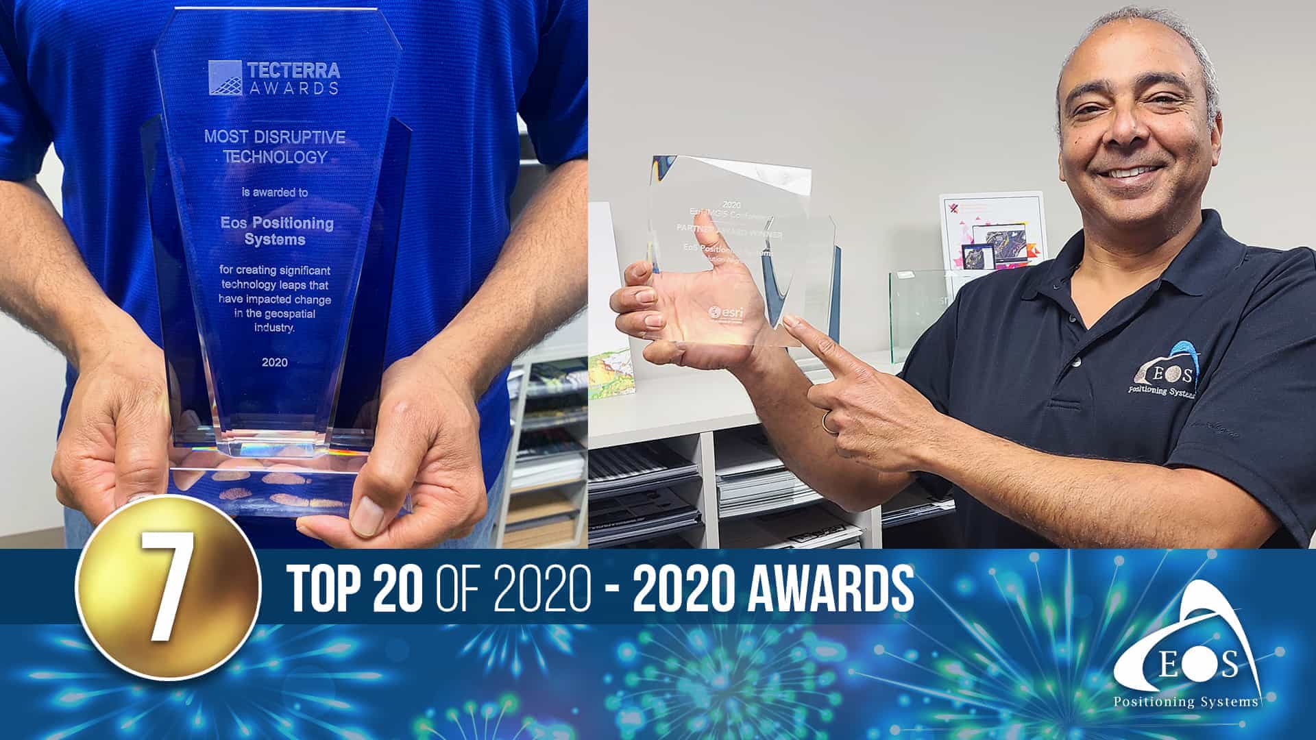 Eos Positioning Systems blog top articles of 2020: awards