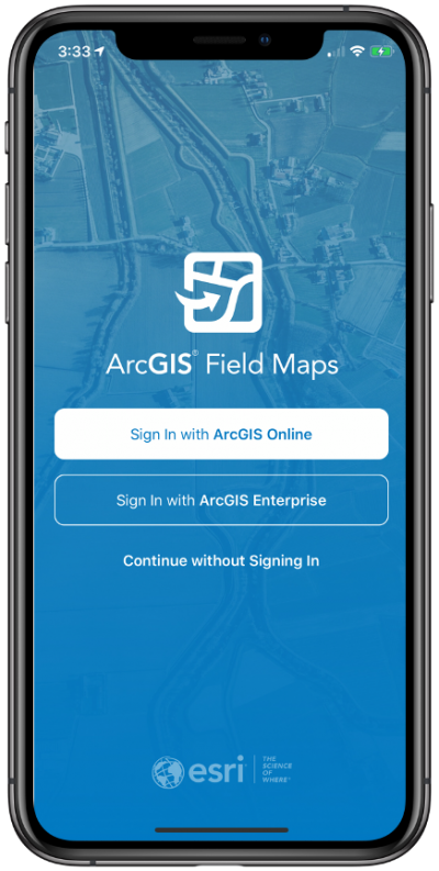 ArcGIS Field Maps IOS Splash Screen 400x793 