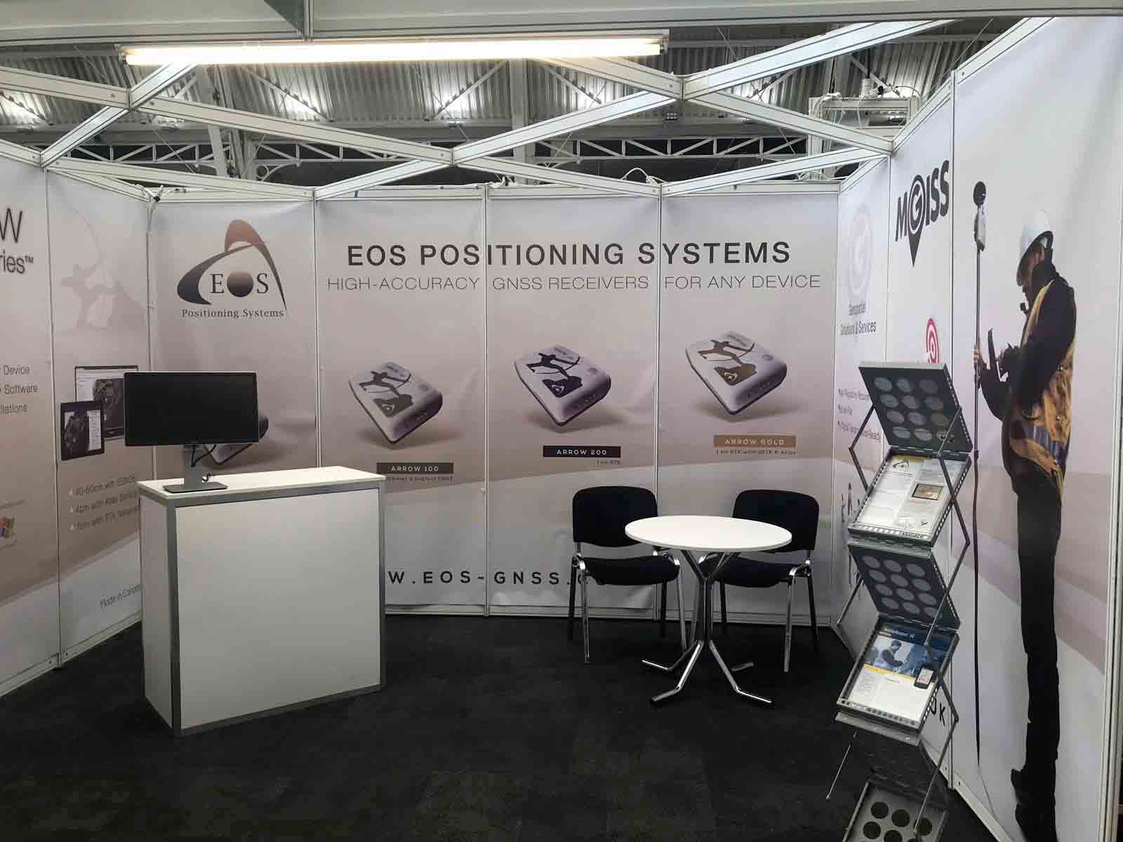 GeoBusiness 2018 Eos Positioning Systems MGISS booth