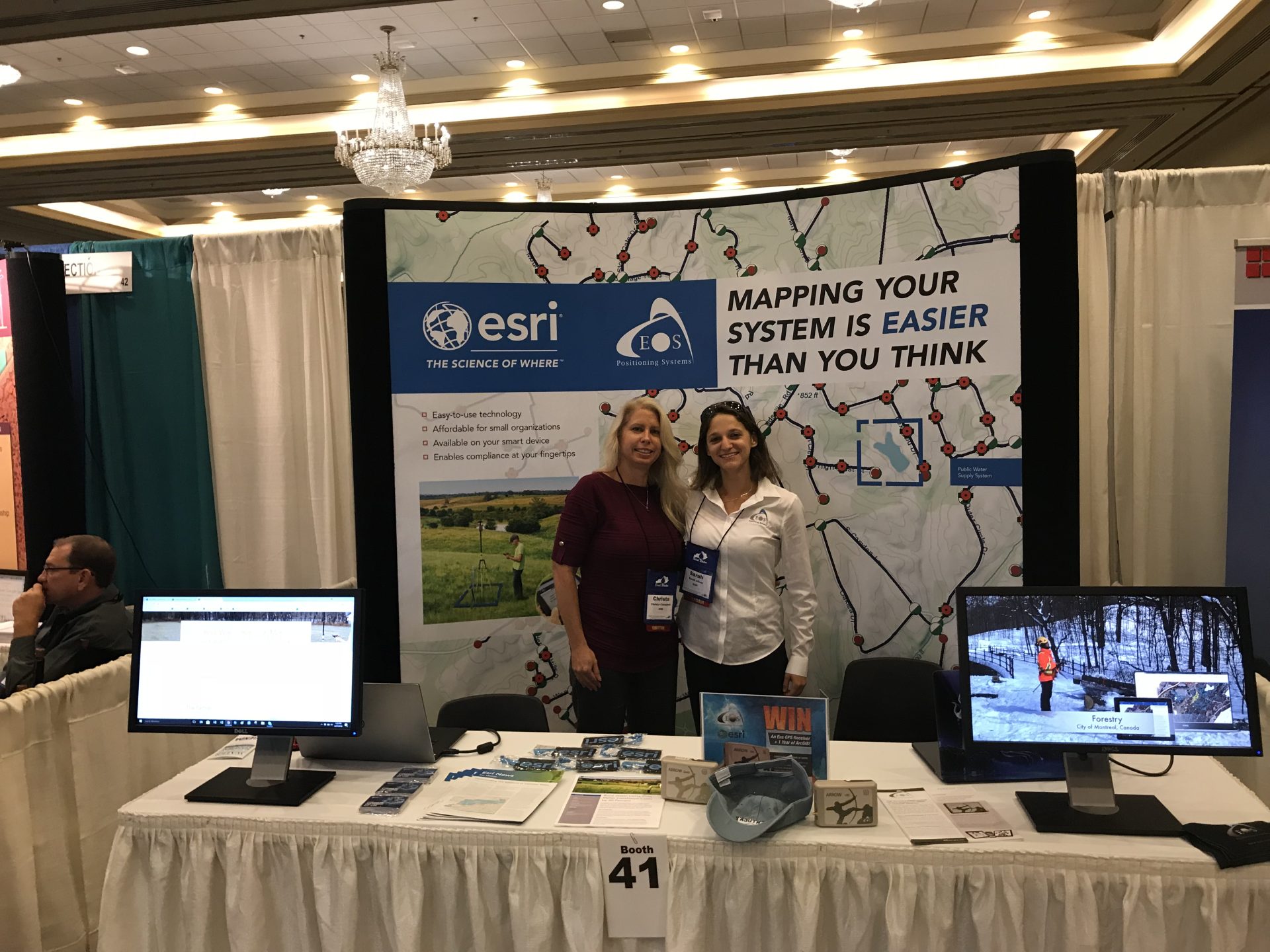 Esri Water Eos Positioning Systems map your system Christa Campbell, Esri, ArcGIS, GPS, GIS