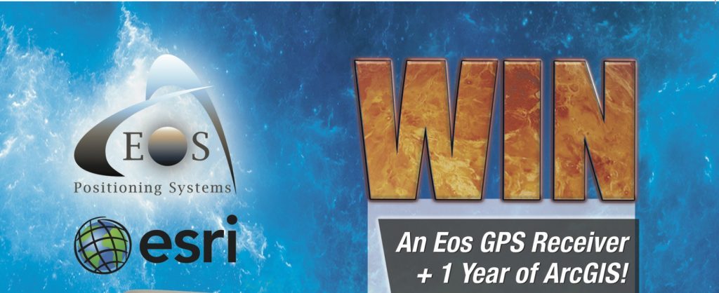 Win an iPad Esri and Eos contest