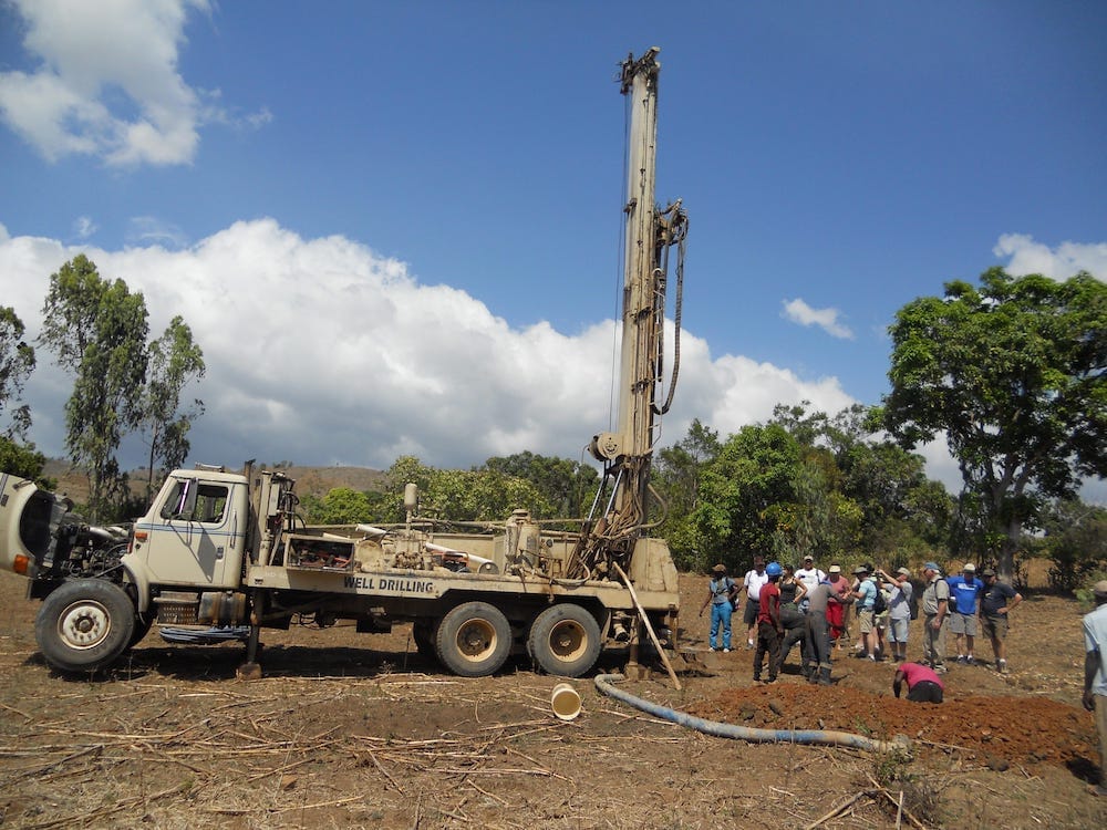 Funded by nonprofit donations, Haiti Outreach works with local communities to dig water wells in Haiti.