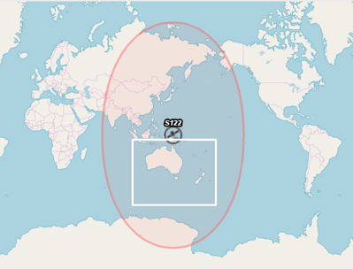 Map - Australian SBAS - DFMC