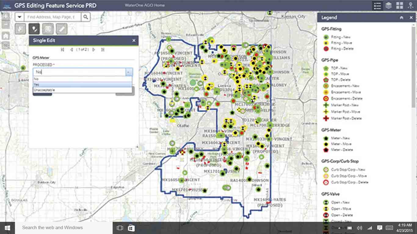 WaterOne case study on ArcPad with Arrow 200 GNSS receivers