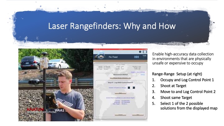 Why use laser rangefinders for mapping