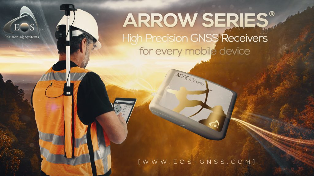 Arrow Series GNSS receiver Directions Magazine ad