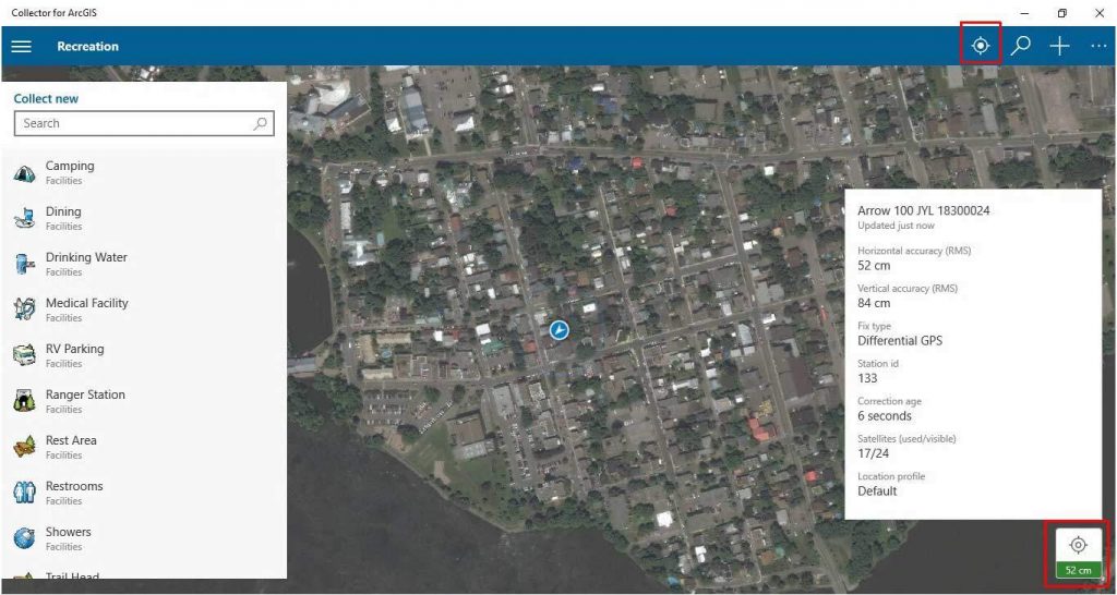 Arcgis Collector Configure App With Arrow Gnss On Windows 10 Eos