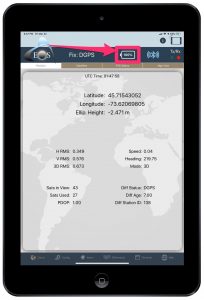 SCREENSHOT – ARTICLE – HOW TO ACTIVATE BATTERY STATUS MONITOR ON ANDROID; ipad_mini_-_battery_monitor-arrow