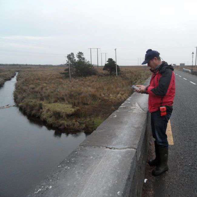 Patrick Crushell Wetland Surveys Ireland data collection with Arrow 100 GNSS receiver and Esri ArcGIS Collector