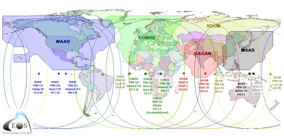 Карта помех gps