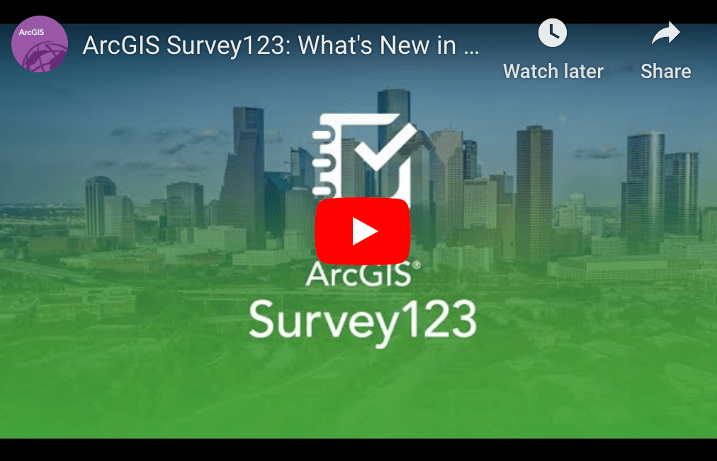 survey123 what is new