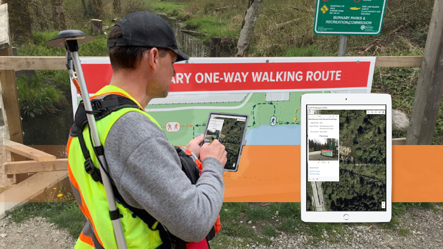 The City of Burnaby is known for its rich parks and trails systems. To heed provincial guidelines during the coronavirus pandemic, the city put up over 1,250 social-distancing signs.