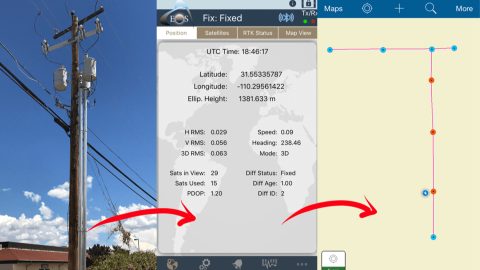Field Crews Use Latest Release of Collector for ArcGIS, Eos Arrow Gold GNSS Receivers, and iPad Minis