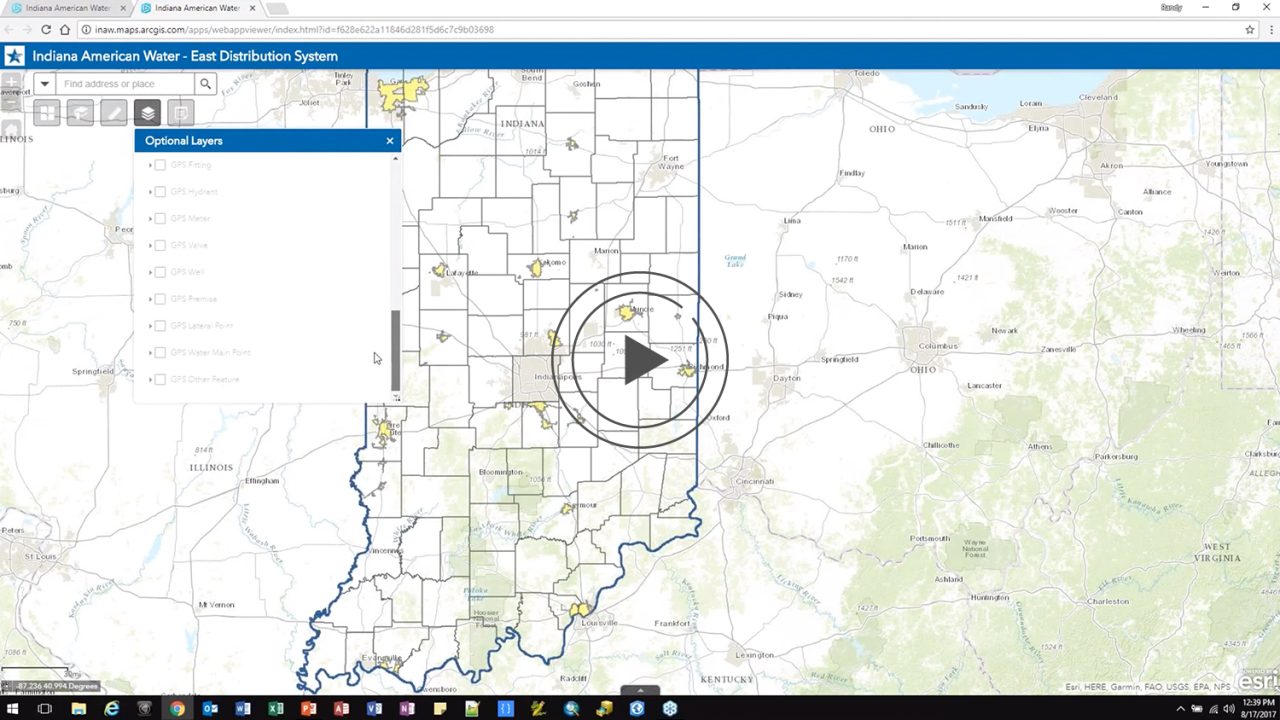 Indiana American Water Transforms its AsBuilt Timeline Eos