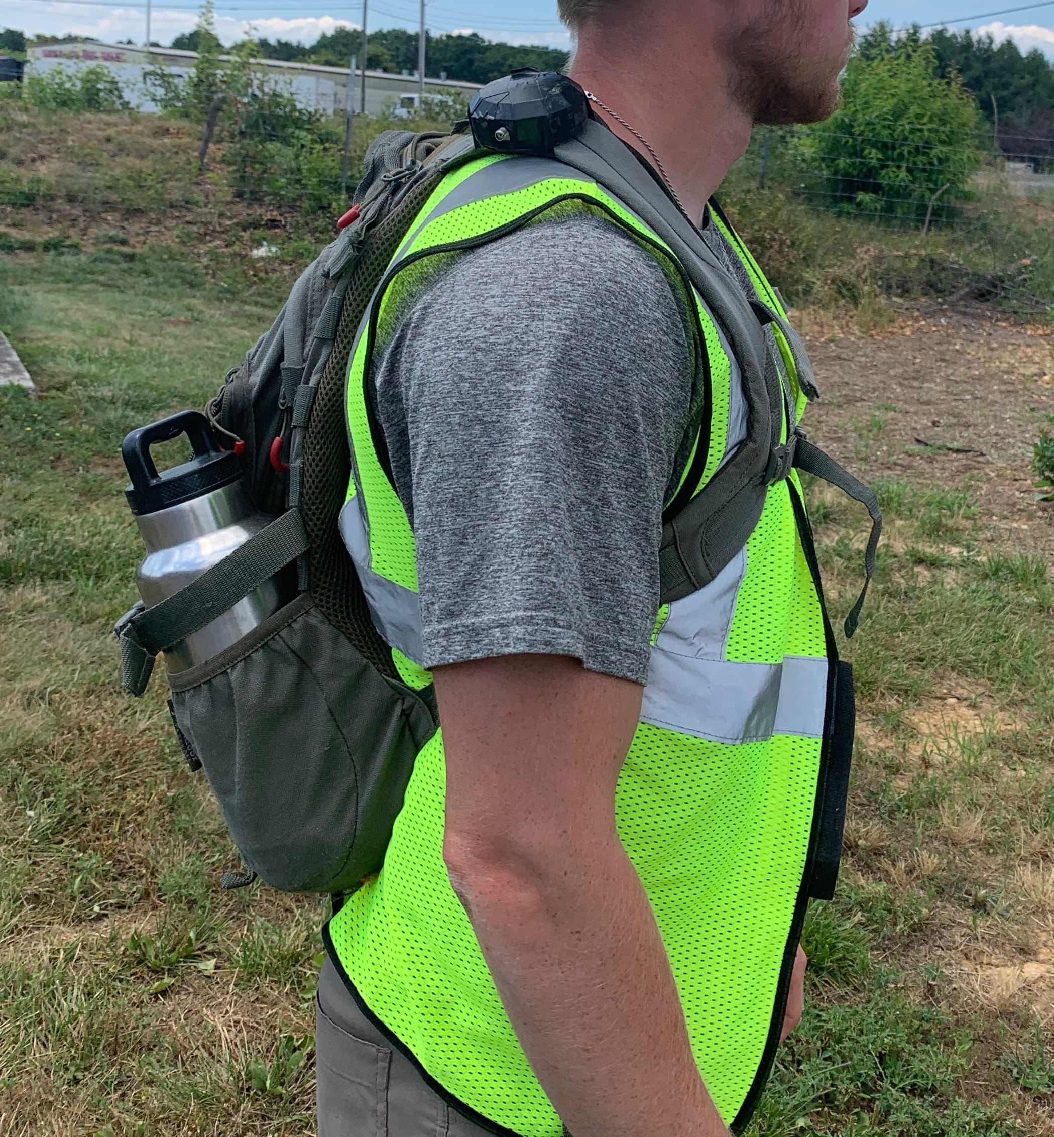 ESI shows how they use Arrow GNSS receiver mounted to a backpack, for wetland delineations mapping projects