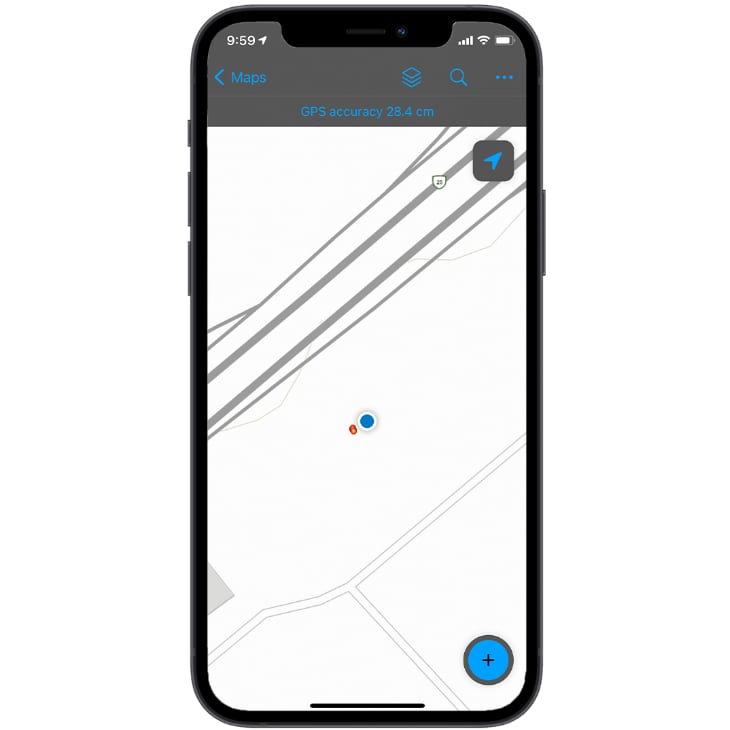 Arrow 100 GNSS receiver Eos Tools Pro screenshot Compatible with any data collection app