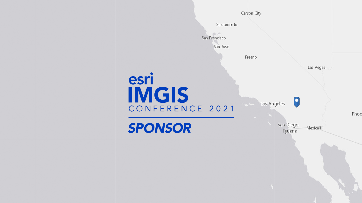 2021 Esri IMGIS is being held in Palm Springs, California (map)