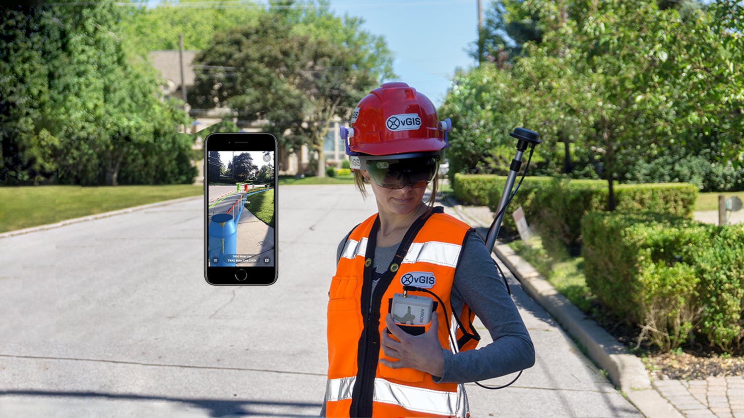 Eos Partner vGIS Augmented Reality mapping visualization 3D data in AR and XR