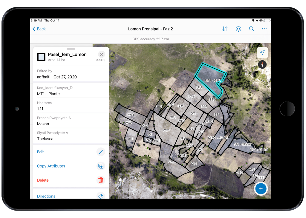 ADF Haiti Strengthens Local Farming Initiative with High-Accuracy Mapping