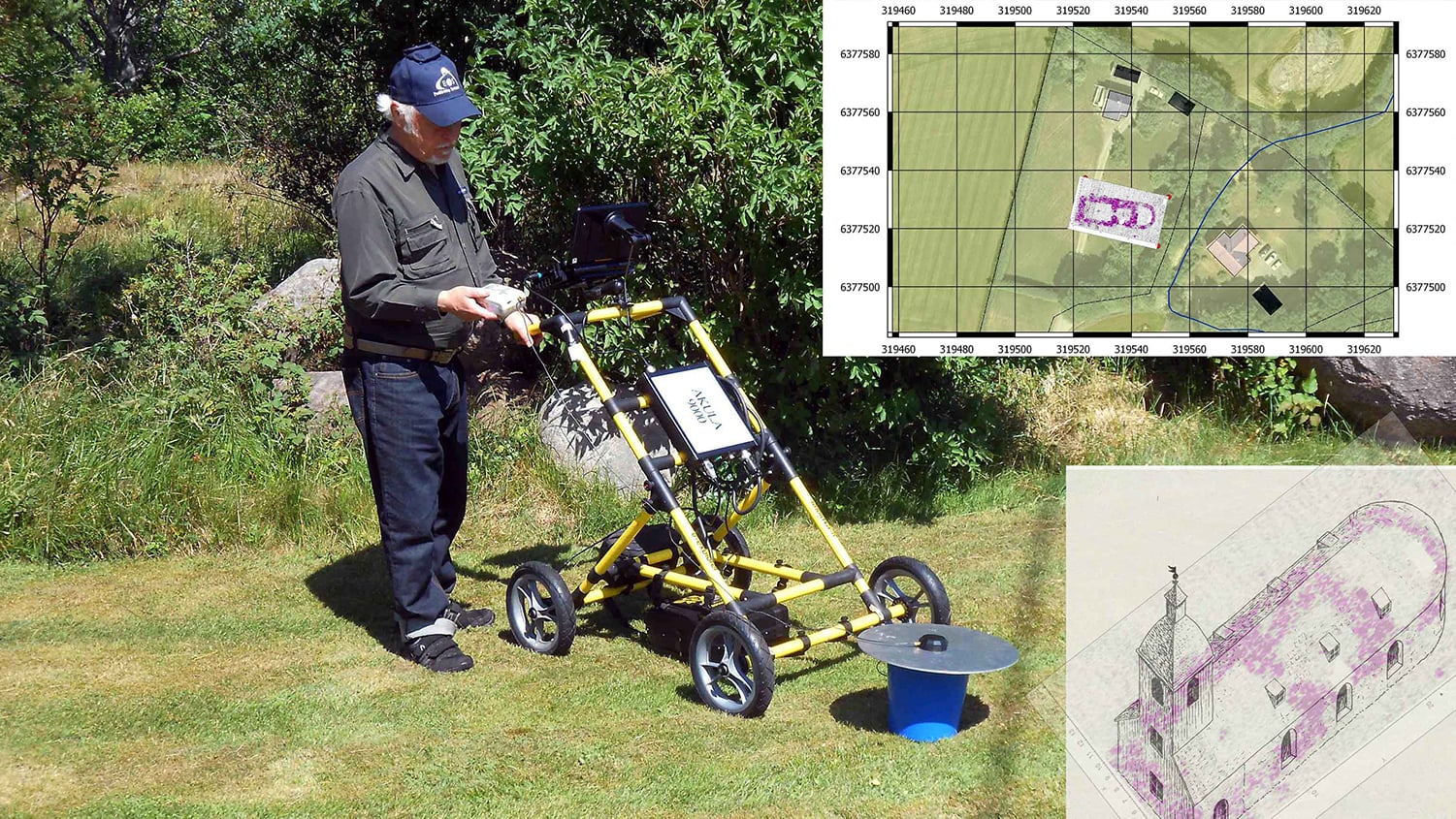 Christer Andersson Locates Ancient Swedish Monastaries with Eos Arrow GNSS and GPR