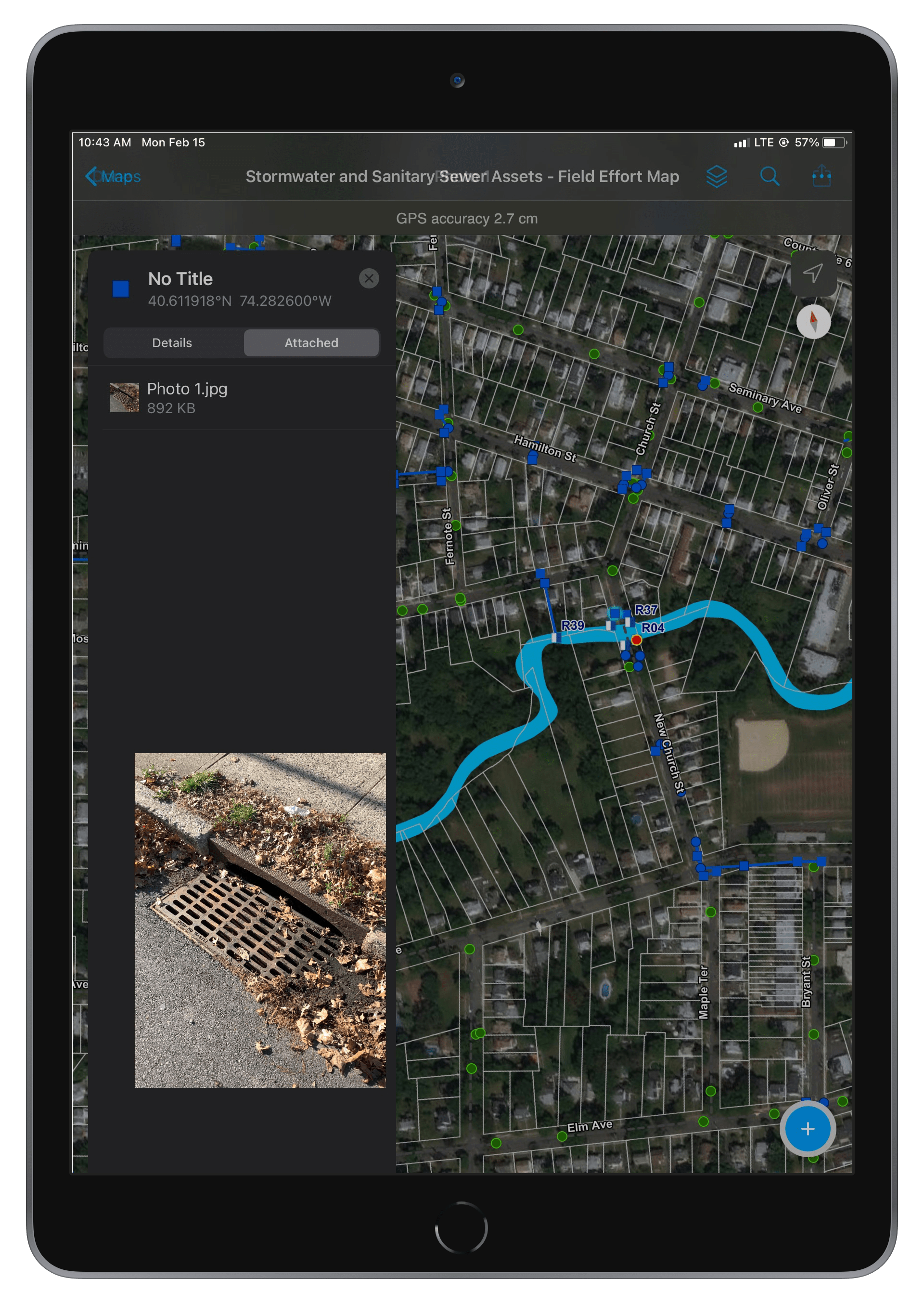 City of Rahway uses ArcGIS Field Maps with Eos Arrow Gold GNSS Receivers for Data Collection