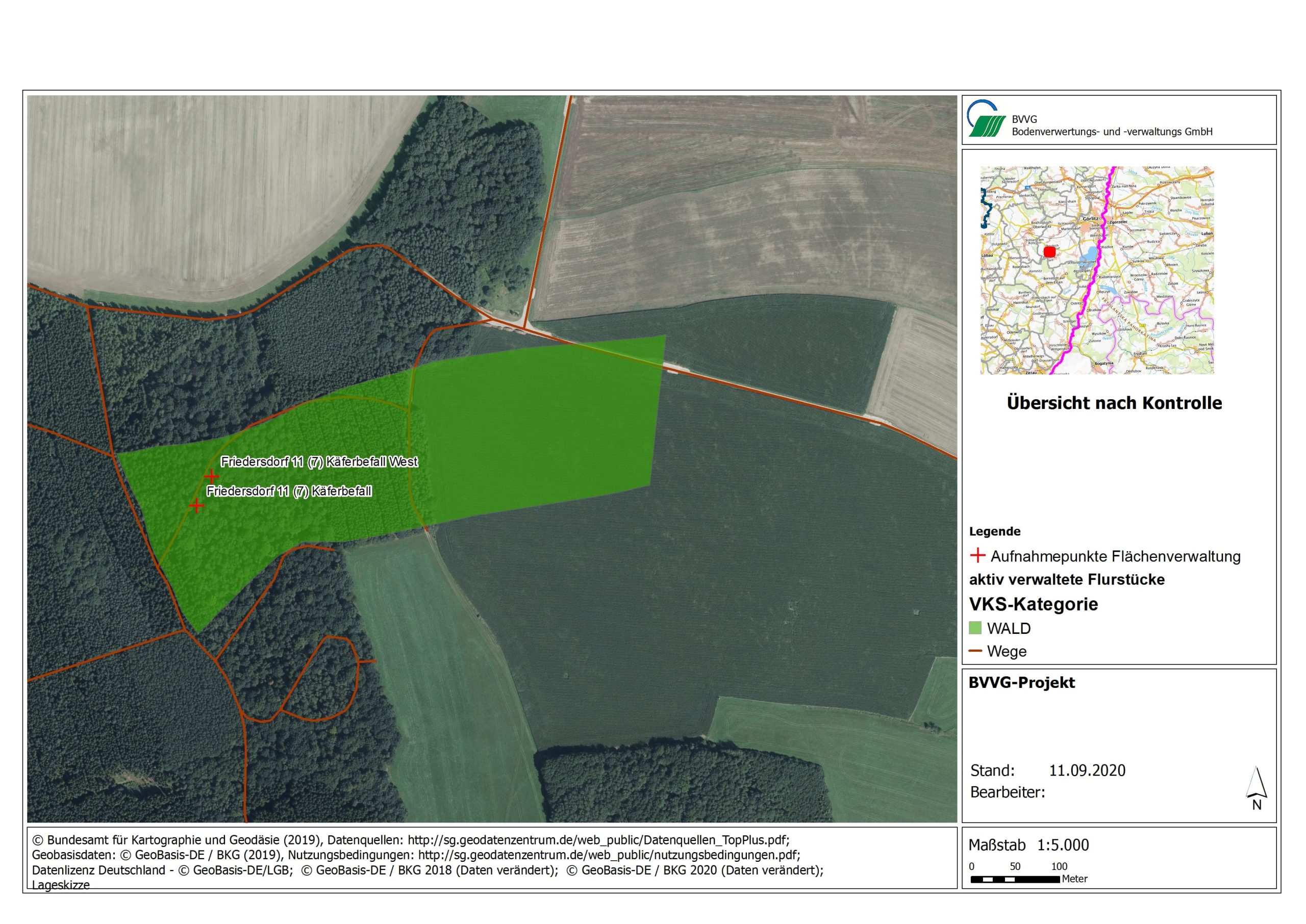 ArcGIS Collector screenshot East Germany land with Arrow GNSS on iPad Esri ArcGIS Collector land cadastre mapping