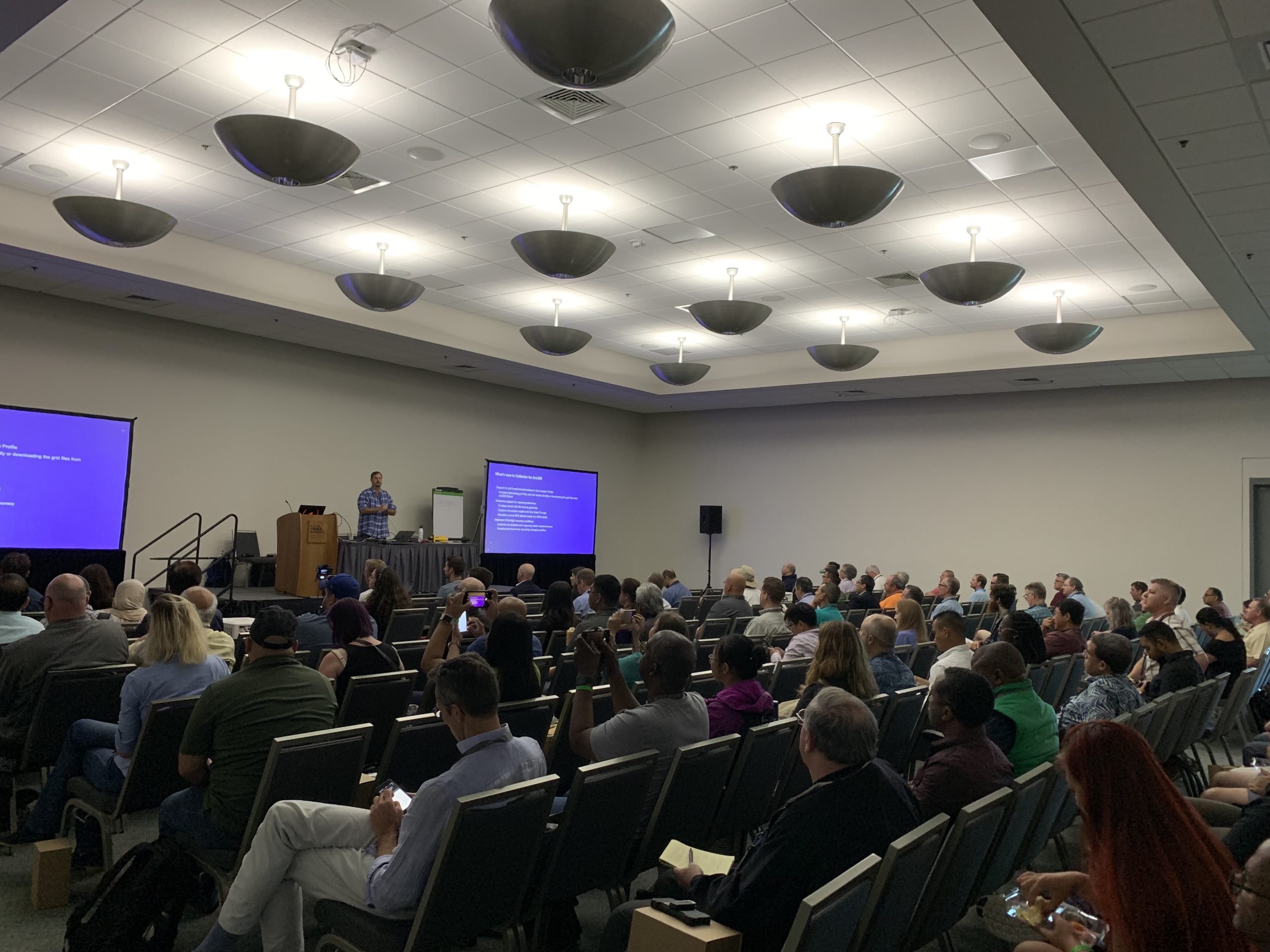 2019 Esri User Conference UC sponsored lunch Eos Positioning Systems