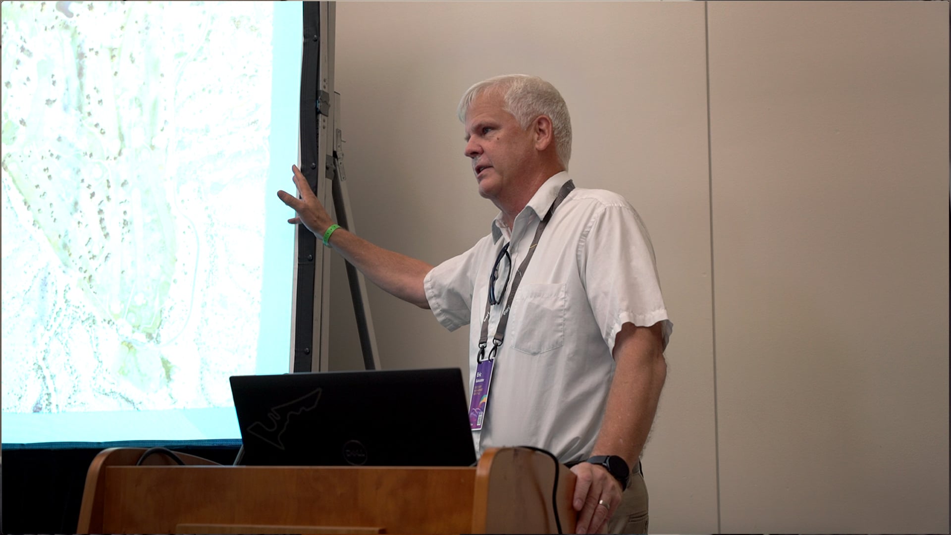 Eric Gakstatter presents at the 2022 Esri UC