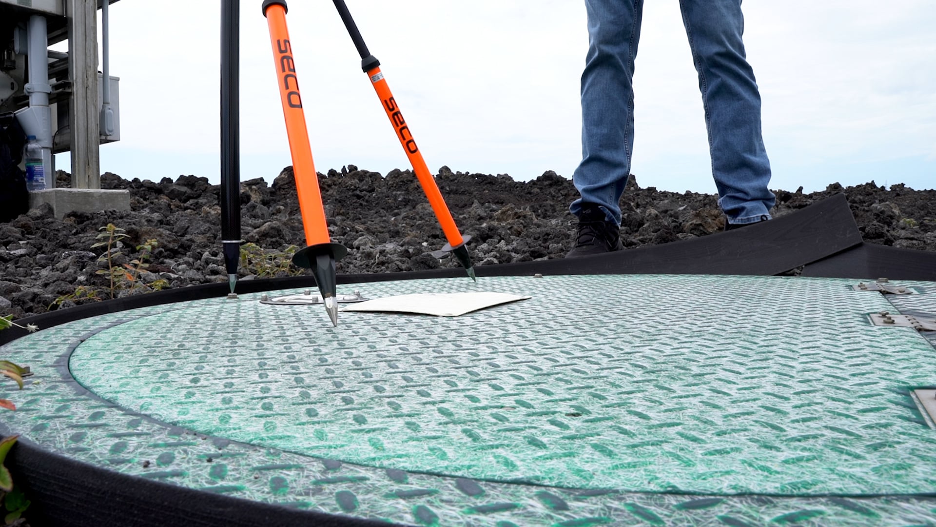 Manhole Cover Survey Monument - Hawaii Survey Monument Video