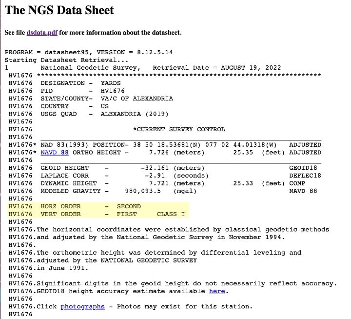 NGS Database Datasheet Horizontal and Vertical Order