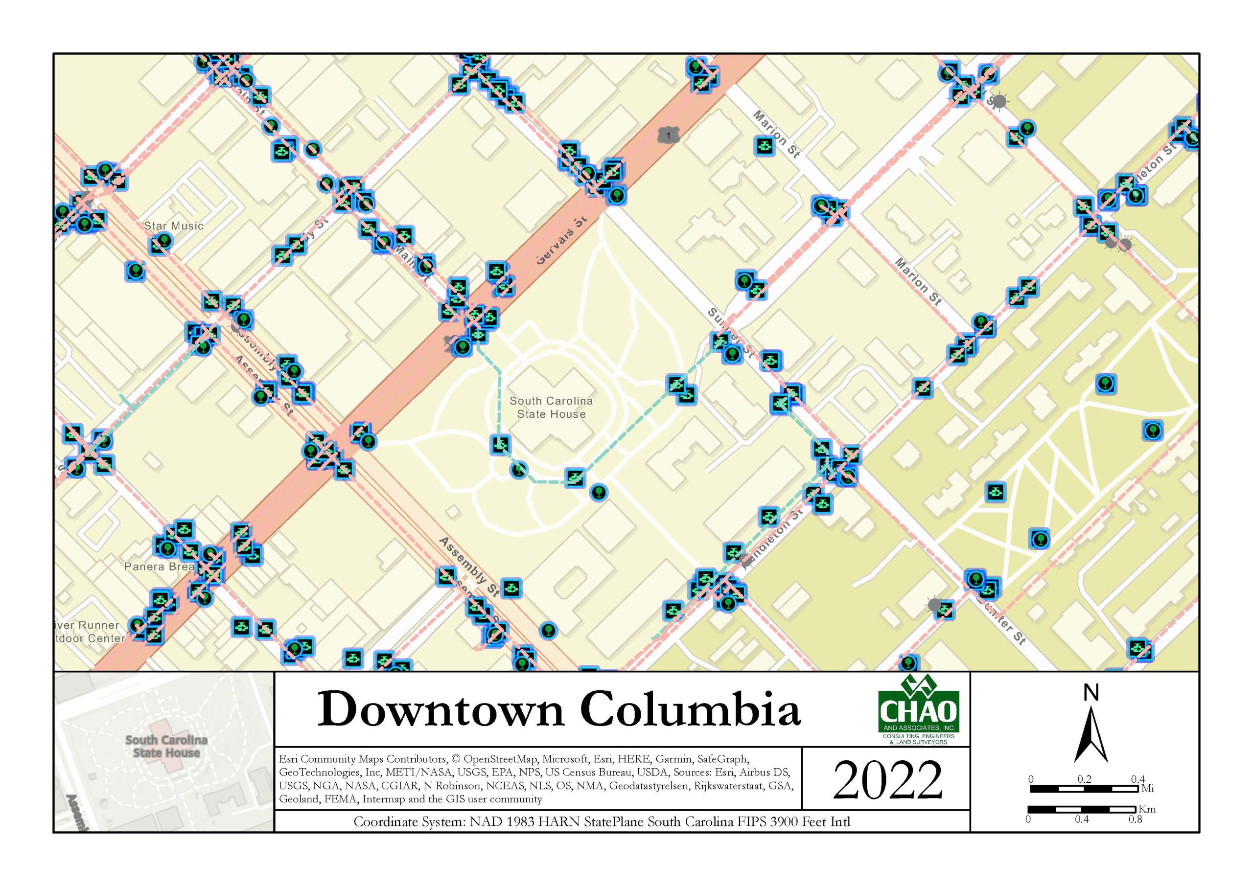 Ellie Chao Customer Spotlight - Mapping Hydrants with ArcGIS Field Maps and Eos Arrow GNSS, displayed in ArcGIS Pro