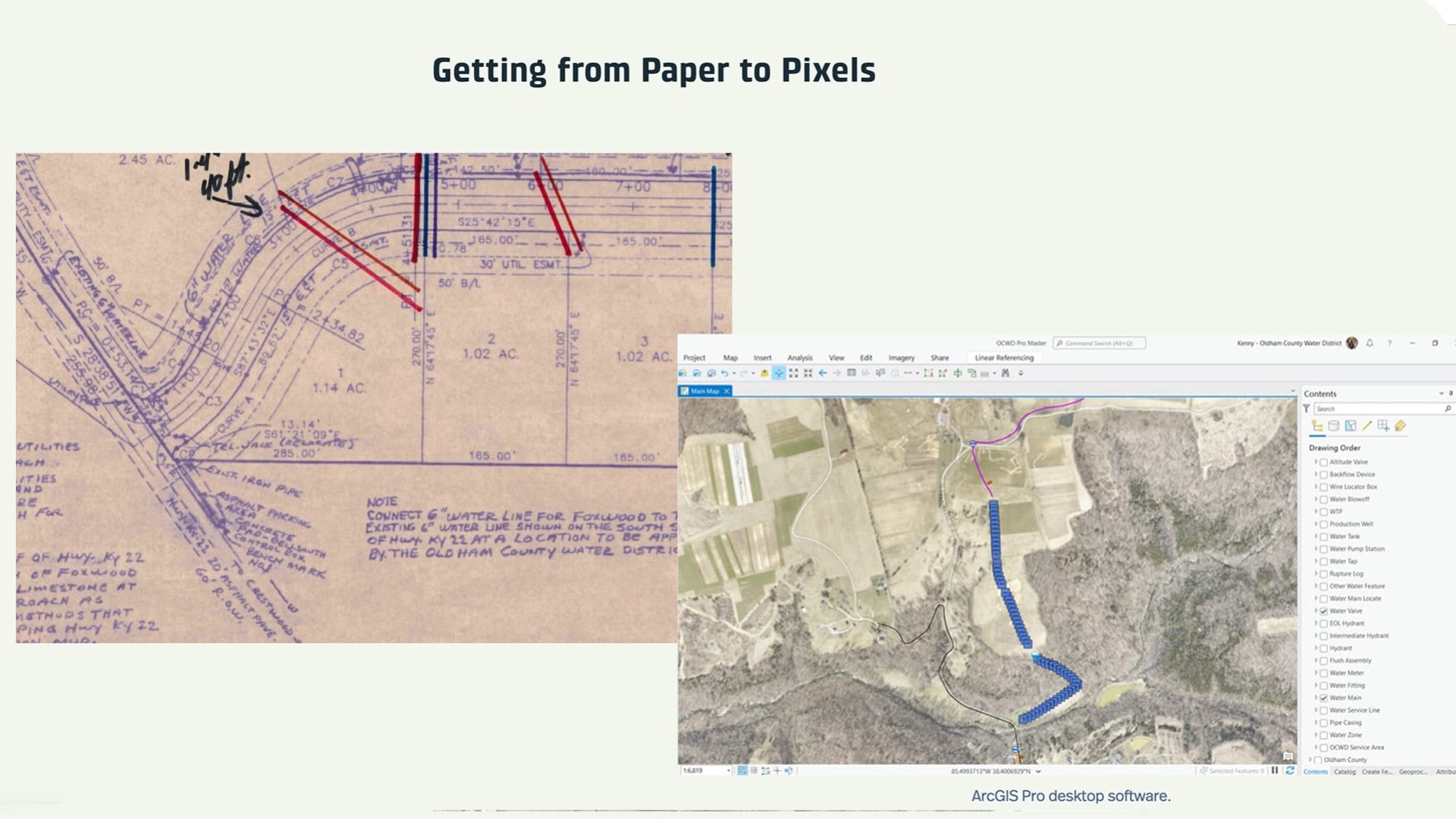 NRWA Eos Webinar: Oldham County Water District: Getting from Paper to Pixels