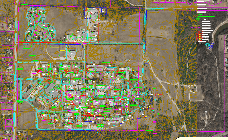 Map of the Abilene Campus