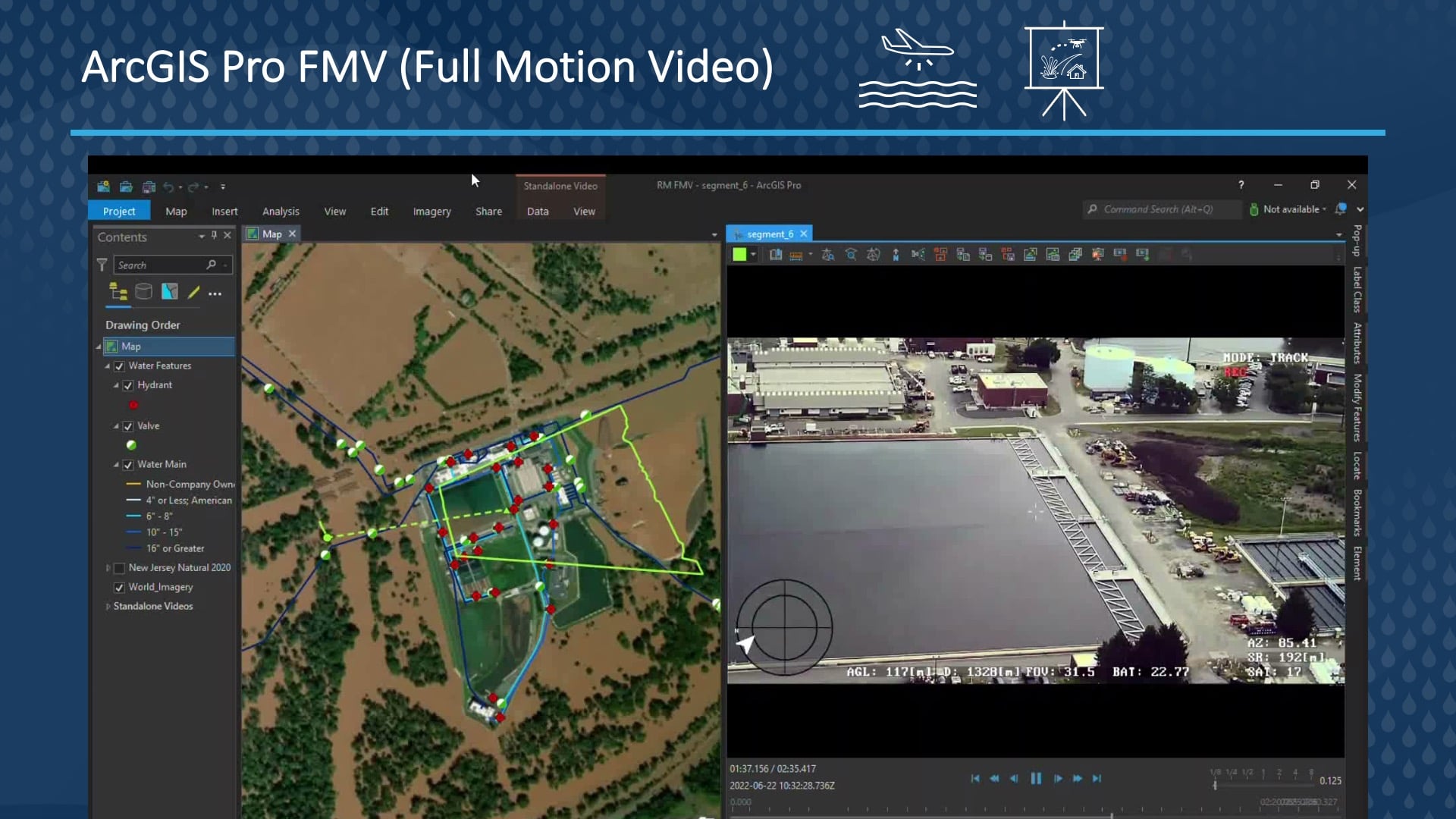 American Water Esri UC Presentation ArcGIS Pro FMV