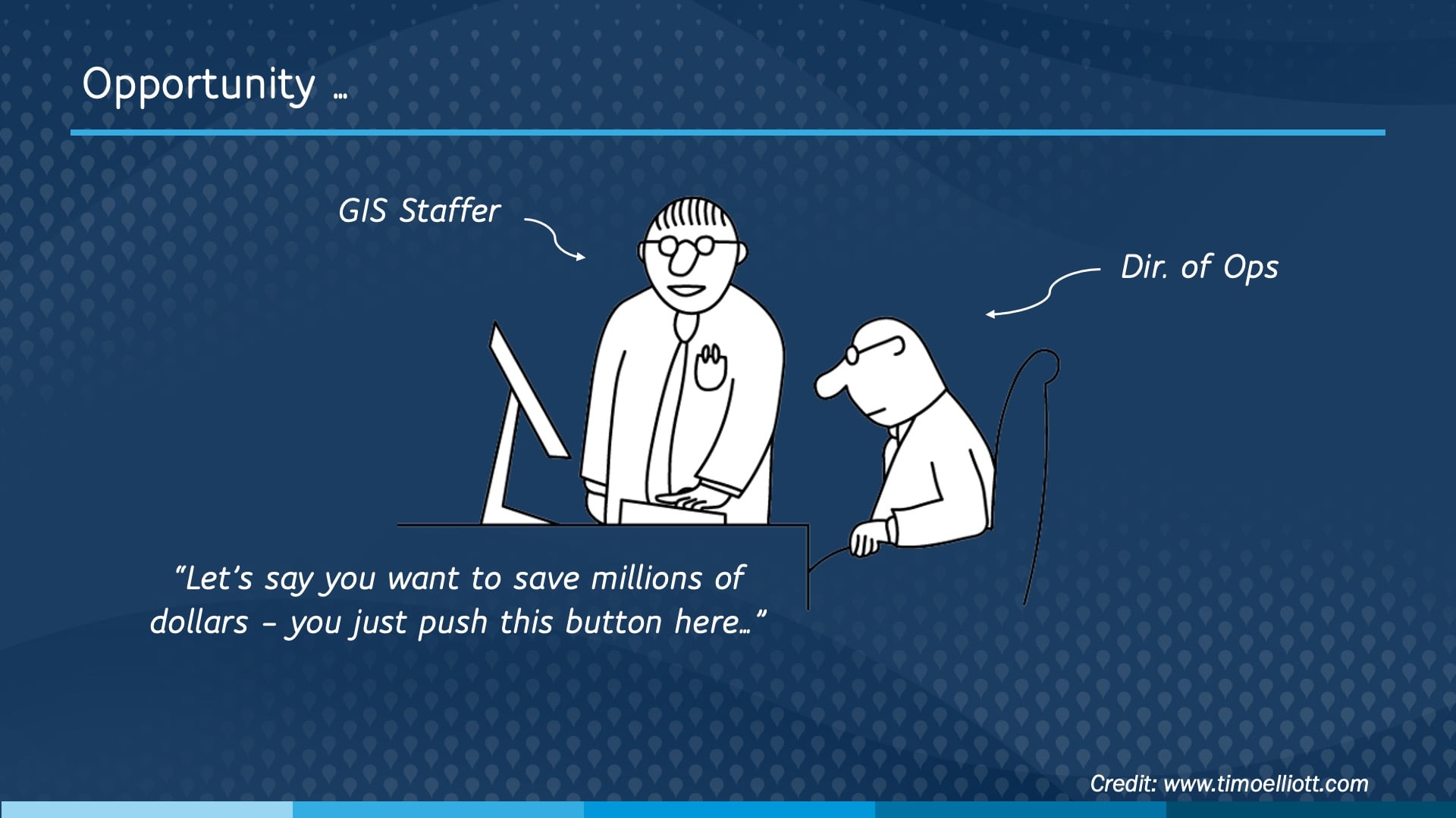 American Water Esri UC Presentation: Opportunity for GIS Staff Comic