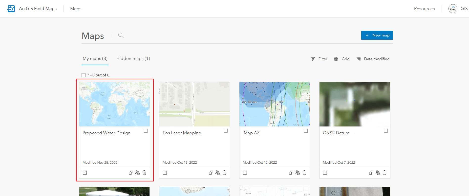 21 ArcGIS Online Field Maps App Select Map