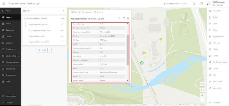 ArcGIS Online Synced New Feature Pop-Up Values