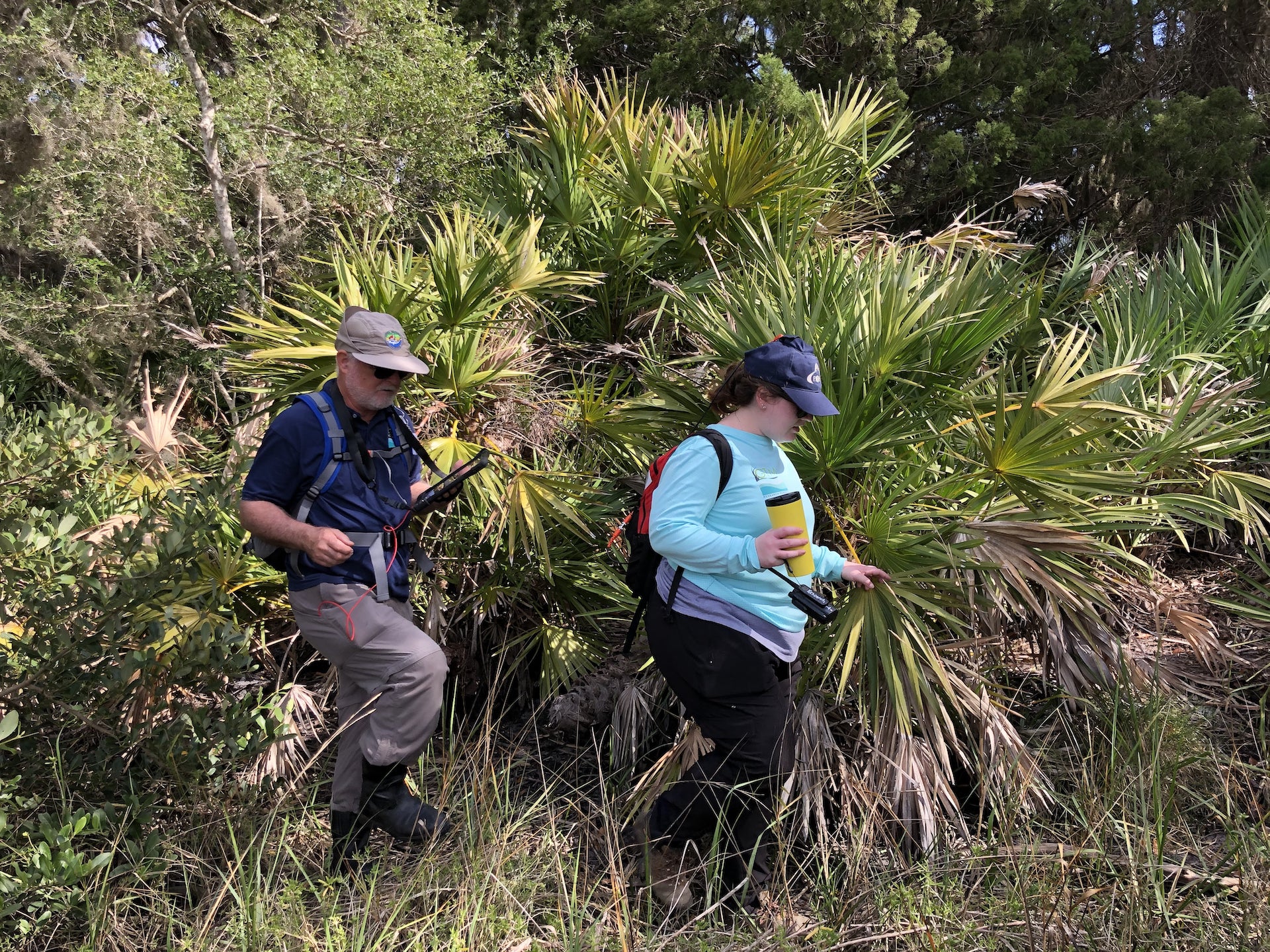 FPAN volunteers help to make shorelines of archaelogical sites