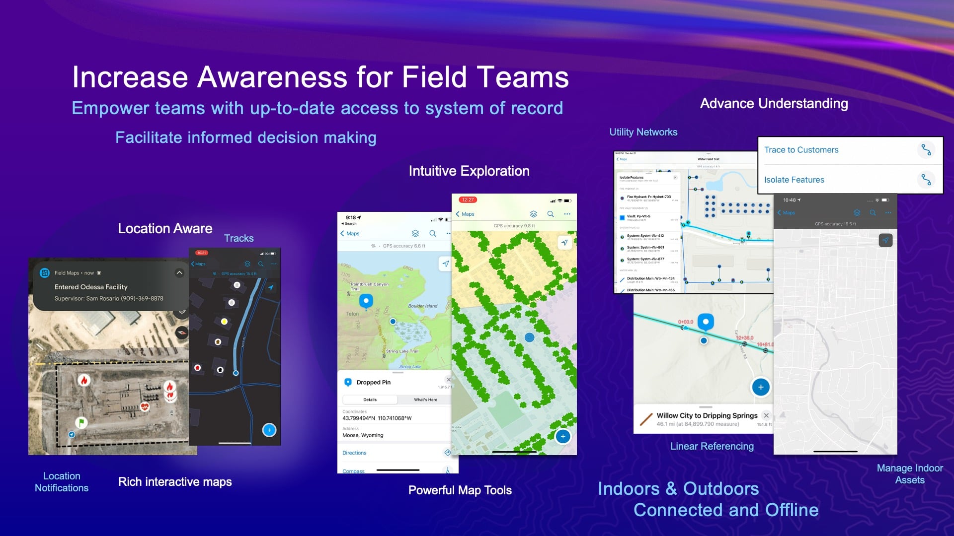 Increase Awareness for Field Teams with ArcGIS Field Maps