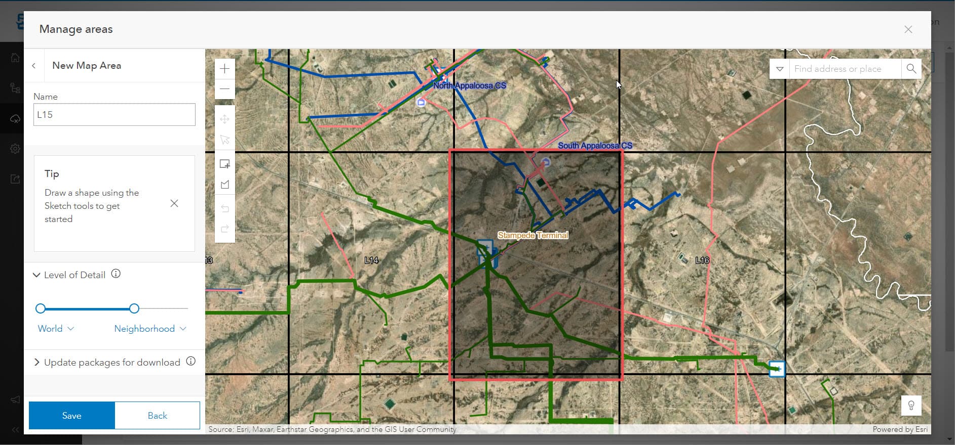 ArcGIS Pro offline grid